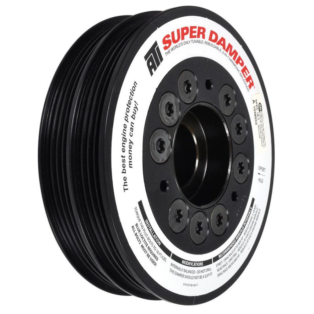 ATI Damper - 5.67in - Alum - 4 & 4 Grv - Toyota 3SGTE 1990 - 1995 Mr2 Turbo 7 Percent OD Crankshaft Dampers ATI