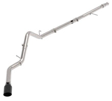 Load image into Gallery viewer, aFe Large Bore-HD 3in 409SS DPF-Back 20-21 GM Trucks L6-3.0L (td) LM2 - Black Tip DPF Back aFe
