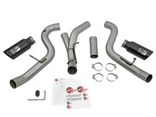 Load image into Gallery viewer, aFe LARGE Bore HD 4in Dual DPF-Back SS Exhaust w/Black Tip 16-17 GM Diesel Truck V8-6.6L (td) LML DPF Back aFe
