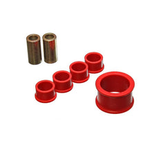 Load image into Gallery viewer, Energy Suspension 02-09 Nissan 350Z / 03-07 Infiniti G35 Coupe Red Rack and Pinion Bushing Set Bushing Kits Energy Suspension
