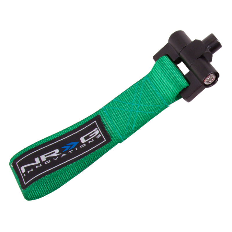 NRG Bolt-In Tow Strap Green- BMW E30 (5000lb. Limit) Tow Hooks NRG