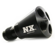 Load image into Gallery viewer, Nitrous Express 4 Port Showerhead Distribution Block w/-6 Male - Black Distribution Blocks Nitrous Express
