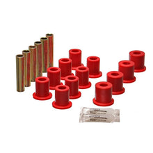 Load image into Gallery viewer, Energy Suspension Fd 4 Wd Frt Sprg Bush Set - Red Bushing Kits Energy Suspension
