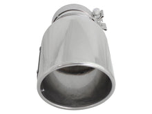 Load image into Gallery viewer, aFe MACH Force-XP 304 SS Right Side Single Wall Polished Exhaust Tip 4in Inlet x 6in Outlet x 12in L Tips aFe
