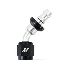 Load image into Gallery viewer, Mishimoto 45 Degree Push Lock Fitting - 4AN Fittings Mishimoto
