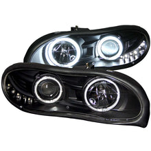 Load image into Gallery viewer, ANZO 1998-2002 Chevrolet Camaro Projector Headlights w/ Halo Black Headlights ANZO
