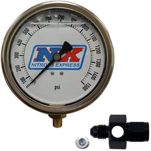 Load image into Gallery viewer, Nitrous Express Nitrous Pressure Gauge 4in-High Accuracy 6AN Gauges Nitrous Express
