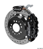 Wilwood Narrow Superlite 4R-MC4 Black Rear Kit 12.88in Drilled Rotor 88-96 Chevy Corvette C4 Big Brake Kits Wilwood