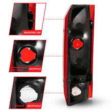 Load image into Gallery viewer, ANZO 1992-1996 Ford Bronco Taillight Red/Clear Lens (OE Replacement) Tail Lights ANZO
