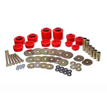 Load image into Gallery viewer, Energy Suspension 80-96 Ford F-150/250/350 Red Body Mount Set Includes Hardware Bushing Kits Energy Suspension
