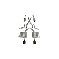 Corsa 2011-2024 Dodge Durango 5.7L V8 Black Sport Dual Rear Cat-Back Exhaust Catback CORSA Performance