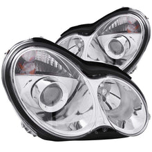 Load image into Gallery viewer, ANZO 2001-2007 Mercedes Benz C Class W203 Projector Headlights Chrome Headlights ANZO
