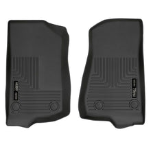 Load image into Gallery viewer, Husky Liners 19-24 Jeep Wrangler JL/JLU WeatherBeater Front Row Black Floor Liners Floor Mats - Rubber Husky Liners
