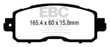 Load image into Gallery viewer, EBC 13+ Nissan Altima 2.5 (L33) Sedan Yellowstuff Front Brake Pads Brake Pads - Performance EBC   

