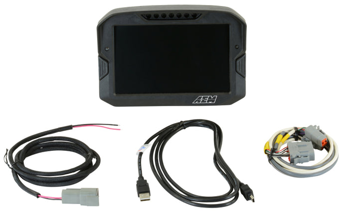 AEM CD-7 Non Logging Race Dash Carbon Fiber Digital Display (CAN Input Only) Gauges AEM