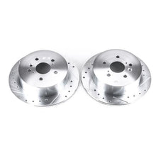 Load image into Gallery viewer, Power Stop 09-16 Toyota Venza Rear Evolution Drilled &amp; Slotted Rotors - Pair Brake Rotors - Slot &amp; Drilled PowerStop   
