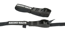 Load image into Gallery viewer, Rhino-Rack Rapid Tie Down Straps w/Buckle Protector - 3.5m/11.5ft - Pair - Black Cargo Tie-Downs Rhino-Rack
