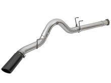 Load image into Gallery viewer, aFe ATLAS 5in DPF-Back Alum Steel Exhaust System w/Black Tip 2017 Ford Diesel Trucks V8-6.7L (td) DPF Back aFe
