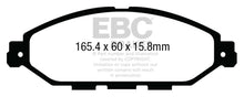 Load image into Gallery viewer, EBC 12-13 Infiniti JX35 3.5 Greenstuff Front Brake Pads Brake Pads - Performance EBC   
