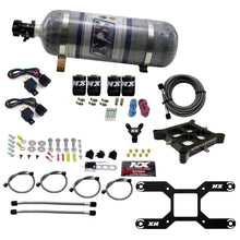 Load image into Gallery viewer, Nitrous Express 4150 Dual Stage Billet Crossbar Nitrous Kit (50-300 &amp; 100-500HP) w/Composite Bottle Nitrous Systems Nitrous Express
