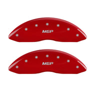 MGP 4 Caliper Covers Engraved Front & Rear MGP Red finish silver ch Caliper Covers MGP