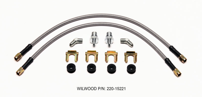 Wilwood Flexline Kit 2014-2015 Mini Cooper Rear Brake Line Kits Wilwood