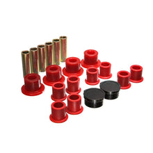 Load image into Gallery viewer, Energy Suspension 98-11 Ford Ranger Red Rear Leaf Spring Bushing Set Bushing Kits Energy Suspension

