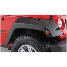 Load image into Gallery viewer, Bushwacker 07-18 Jeep Wrangler Pocket Style Flares 2pc - Black Fender Flares Bushwacker
