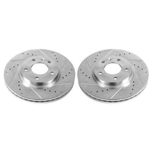 Load image into Gallery viewer, Power Stop 17-19 Buick LaCrosse Front Evolution Drilled &amp; Slotted Rotors - Pair Brake Rotors - Slot &amp; Drilled PowerStop
