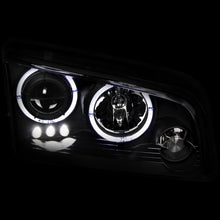 Load image into Gallery viewer, ANZO 2006-2010 Dodge Charger Projector Headlights w/ Halo Black Headlights ANZO
