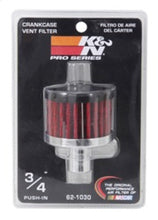 Load image into Gallery viewer, K&amp;N Steel Base Crankcase Vent Filter .75in Vent OD x 2in OD x 1.5in Height Air Filters - Universal Fit K&amp;N Engineering   
