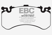 Load image into Gallery viewer, EBC 11+ Audi A8 Quattro 6.3 (Cast Iron Rotors) Yellowstuff Front Brake Pads Brake Pads - Performance EBC   
