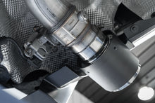 Load image into Gallery viewer, MBRP 2020+ Toyota Supra 3.0L 3in Catback Dual Rear Carbon Fiber Tips - T304 Catback MBRP

