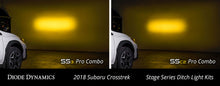 Load image into Gallery viewer, Diode Dynamics 18-21 Subaru Crosstrek Sport SS3 LED Ditch Light Kit - White Combo Light Accessories and Wiring Diode Dynamics   
