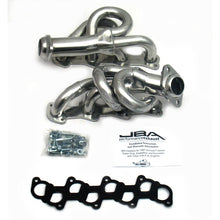 Load image into Gallery viewer, JBA 97-03 Ford F-150 4.6L 2V 1-1/2in Primary Silver Ctd Cat4Ward Header Headers &amp; Manifolds JBA
