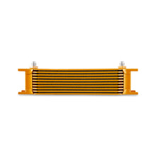 Load image into Gallery viewer, Mishimoto Universal -6AN 10 Row Oil Cooler - Gold Oil Coolers Mishimoto
