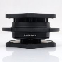 Load image into Gallery viewer, NRG Quick Release SFI SPEC 42.1 - Matte Black Body / Matte Black Ring Quick Release Adapters NRG
