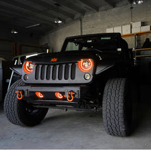 Load image into Gallery viewer, Oracle 7in High Powered LED Headlights - Black Bezel - Dynamic - Dynamic SEE WARRANTY Headlights ORACLE Lighting
