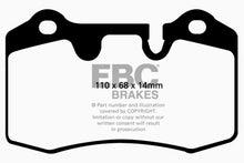 Load image into Gallery viewer, EBC 04-12 Aston Martin DB9 5.9 Yellowstuff Rear Brake Pads Brake Pads - Performance EBC   
