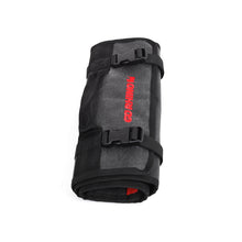 Load image into Gallery viewer, Go Rhino XVenture Gear Tool Roll - Small (4x4in. Closed) 12oz Waxed Canvas - Black Cargo Boxes &amp; Bags Go Rhino
