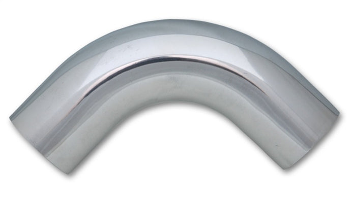 Vibrant 5in OD T6061 Aluminum Mandrel Bend 90 Degree - Polished Aluminum Tubing Vibrant   