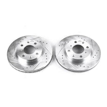 Load image into Gallery viewer, Power Stop 90-00 Honda Civic Front Evolution Drilled &amp; Slotted Rotors - Pair Brake Rotors - Slot &amp; Drilled PowerStop   
