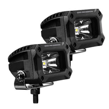 Load image into Gallery viewer, Go Rhino Xplor Bright Series Rectangle LED Spot Light Kit (Surface/Thread Stud Mnt) 3x2 - Blk (Pair) Light Bars &amp; Cubes Go Rhino   
