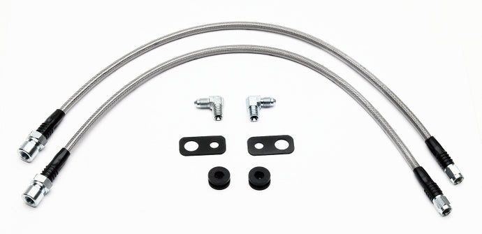Wilwood Flexline Kit 2002 Mitsubishi Lancer w/ Forged Dynalite Front Caliper Brake Line Kits Wilwood
