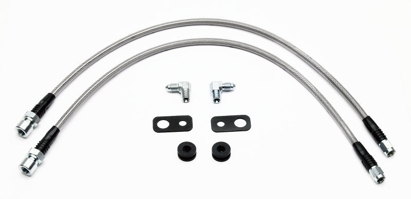 Wilwood Flexline Kit 2002 Mitsubishi Lancer w/ Forged Dynalite Front Caliper Brake Line Kits Wilwood