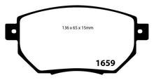 Load image into Gallery viewer, EBC 03-05 Infiniti FX35 3.5 Yellowstuff Front Brake Pads Brake Pads - Performance EBC   

