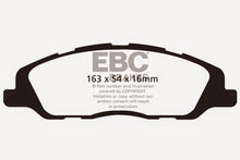 Load image into Gallery viewer, EBC 13-14 Ford Mustang 3.7 (A/T+Performance Pkg) Redstuff Front Brake Pads Brake Pads - Performance EBC   
