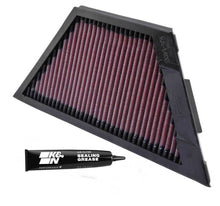 Load image into Gallery viewer, K&amp;N Kawasaki ZX1rR Ninja/ZZR1400/1400GTR/ZX14R 11.25in O/S L x 4.75in O/S W Replacement Air Filter Misc Powersports K&amp;N Engineering   
