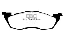 Load image into Gallery viewer, EBC 97-98 Dodge Dakota 2WD 2.5 Ultimax2 Front Brake Pads Brake Pads - OE EBC   
