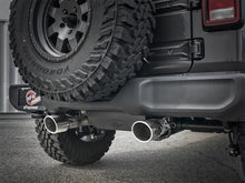 Load image into Gallery viewer, Rebel Series 2.5in 304 SS Cat-Back Exhaust w/ Polished Tips 2018+ Jeep Wrangler (JL) V6 3.6L Catback aFe
